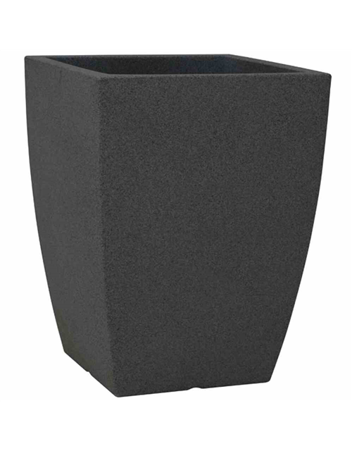 PP-Plastic Gefäß Bologna 45 45x45x60cm schwarz Granit 