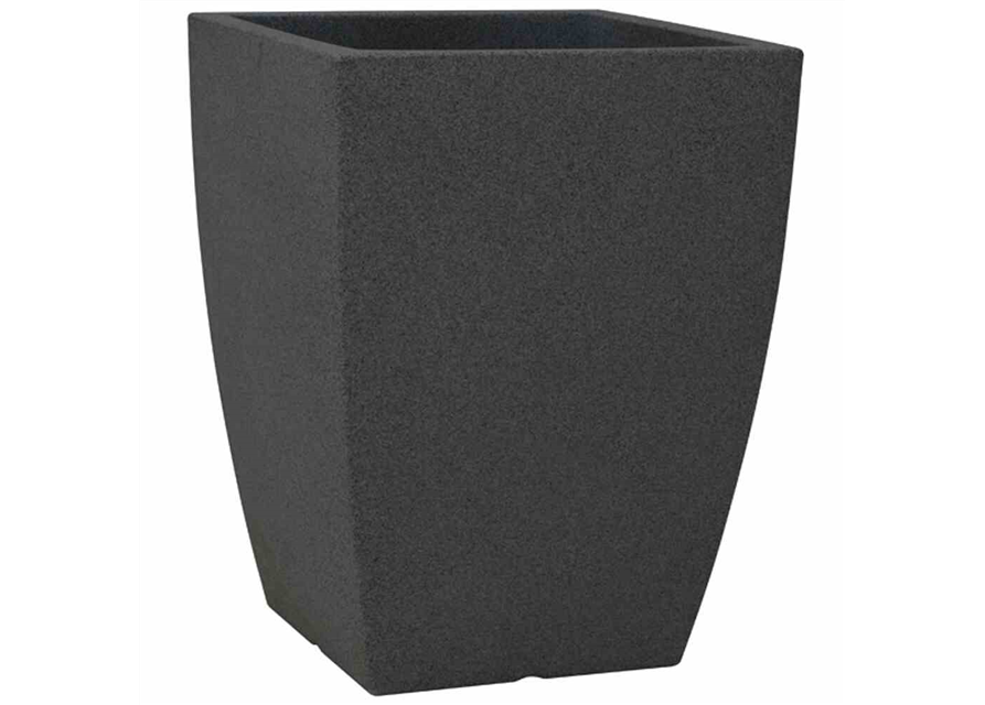 PP-Plastic Gefäß Bologna 45 45x45x60cm schwarz Granit 