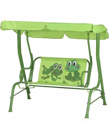 Siena Garden Kinderschaukel Froggy 75x115x118 cm grün