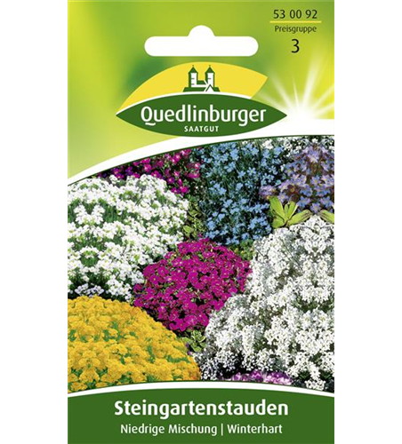 Steingartenstauden-Samen 'Niedrige Mischung'