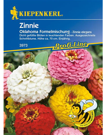Garten-Zinnie 'Oklahoma-Formelmix'