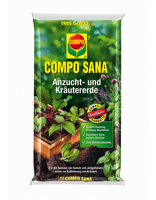 Compo Sana Anzucht- und Kräutererde 