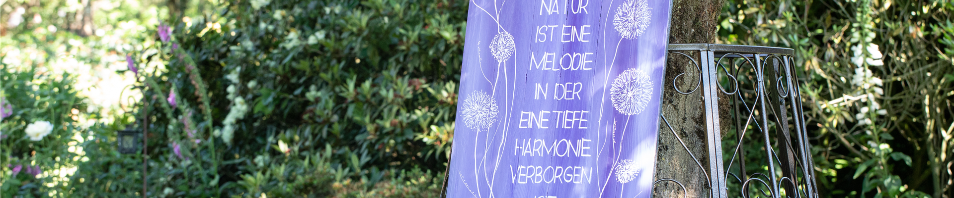 Gartendekoration sorgt für das gewisse Etwas