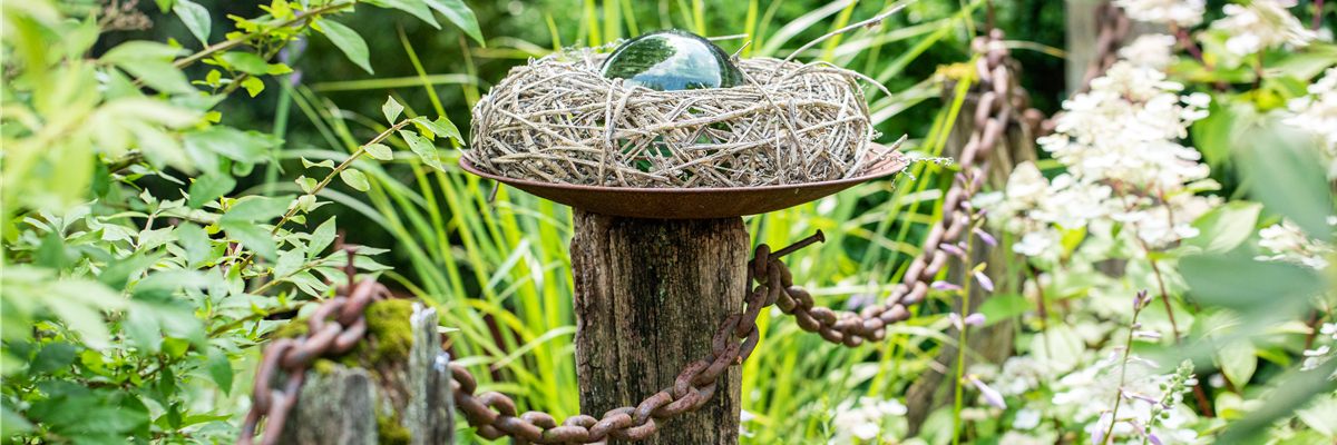 Gartengestaltung mit Dekor – fantasievolle Gartendekoration