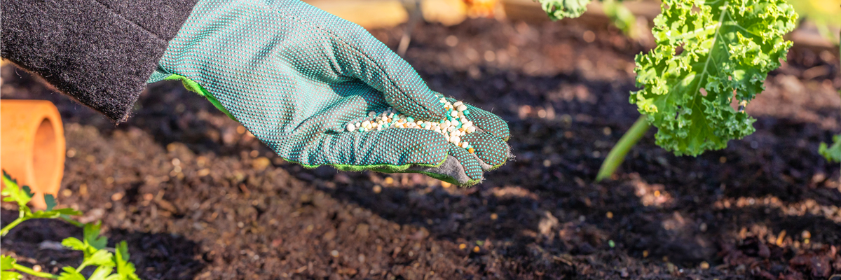 Dünger ausbringen