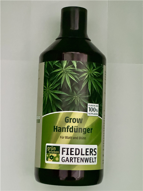 Grow Hanfdnger 1 Liter Fiedlers Gartenwelt, Flssigdnger fr Wachstum und  Blte - Fiedlers Garten & Hobbyland