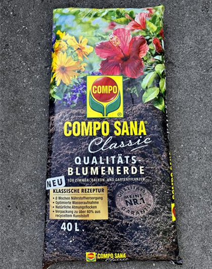 COMPO SANA Qualitäts-Blumenerde Classic 40 Liter