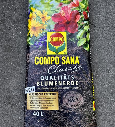 COMPO SANA Qualitäts-Blumenerde Classic 40 Liter