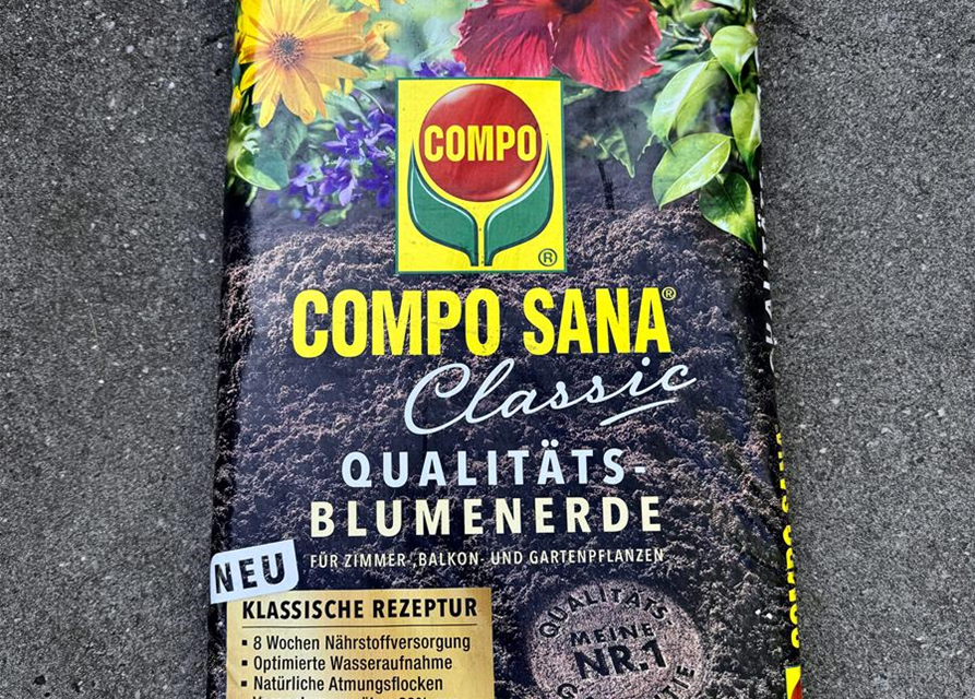 COMPO SANA Qualitäts-Blumenerde Classic 40 Liter